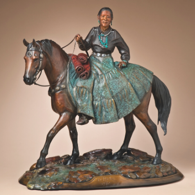 Star York: To Market (Limited Edition of 35), Bronze Sculpture