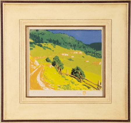 Gustave Baumann (1881-1971) – Pecos Valley (1921)